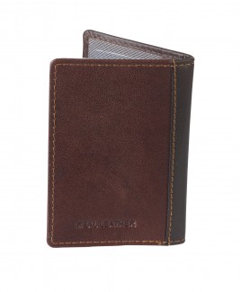 London Leathergoods 10 Leaf RFID Proof  Polished Goatskin Leather Credit Card Case -PRICE DROP!